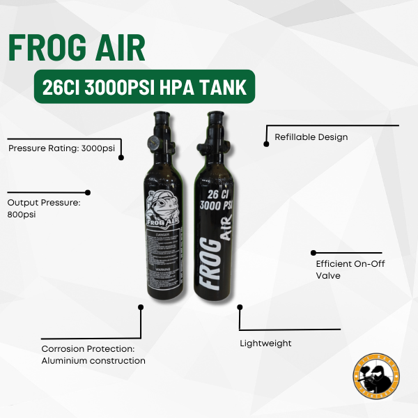 Frog Air 26ci 3000psi HPA Tank