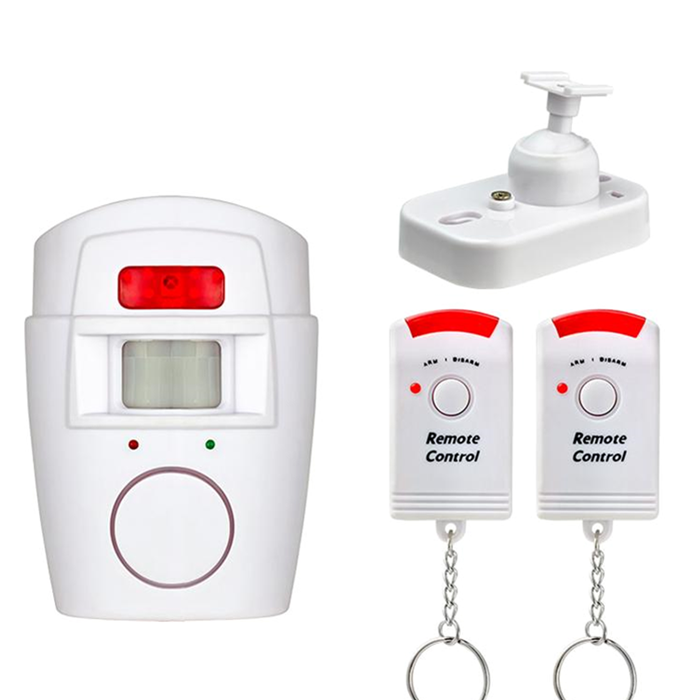 Wireless Motion Sensor Alarm System With Siren