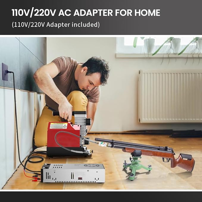 GX CS2 Mobile Mini High Pressure Compressor 12V DC & 220V AC Compatible