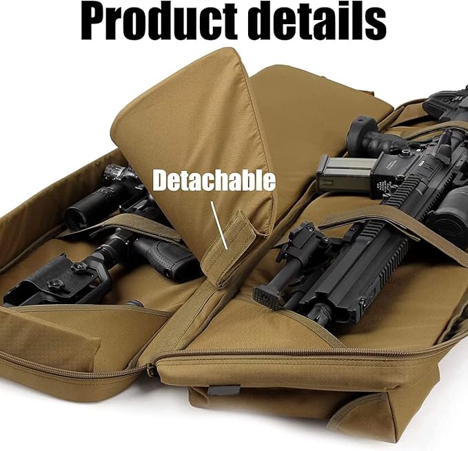 46 Inch Rifle Shotgun Double Gun Bag Black or Grey