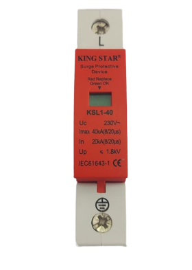 Single AC230V Surge Arrester | Surge Protector Kingstar