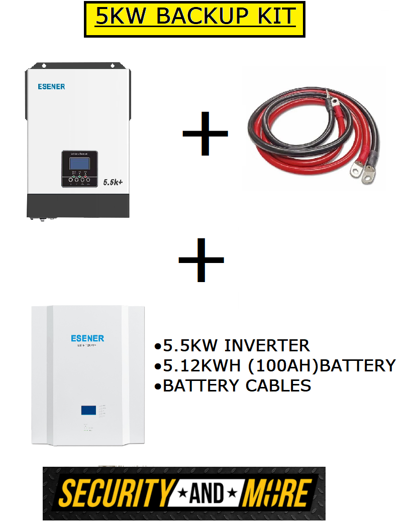 5KW Esener Backup Combo Kit 5.12KWh (100Ah)