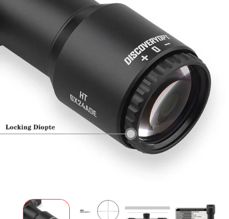 Discovery HT 6X24 AOE IR Rifle Scope