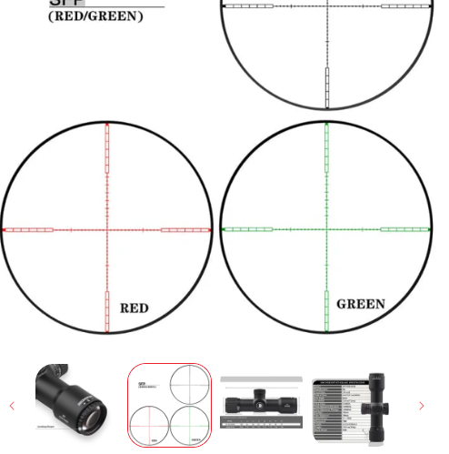 Discovery HT 6X24 AOE IR Rifle Scope