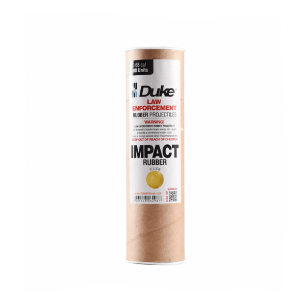 Duke Defence .68 Caliber Rubber Impact Projectiles Non-Lethal