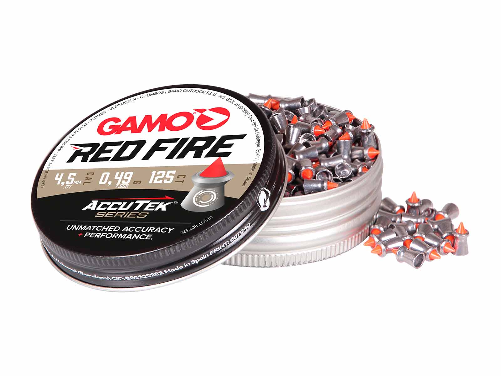 Gamo Red Fire Accutek Series 5.5mm (.22 Cal) 125's