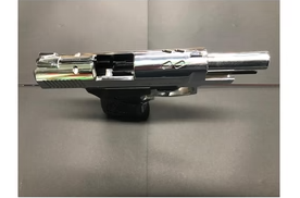 Zoraki 2914TD 9mm Pepper Gun Blank Gun Shiny Chrome and Black