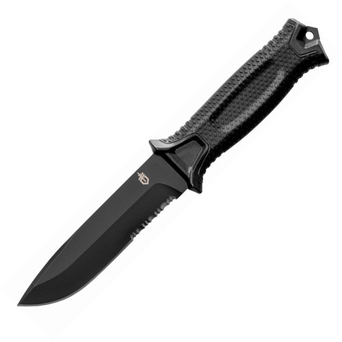 Gerber Strongarm Black Serrated w/ Sheath