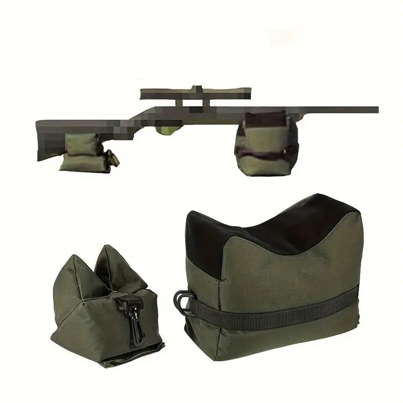 2 Piece Outdoor Shooting Rest Bag Green