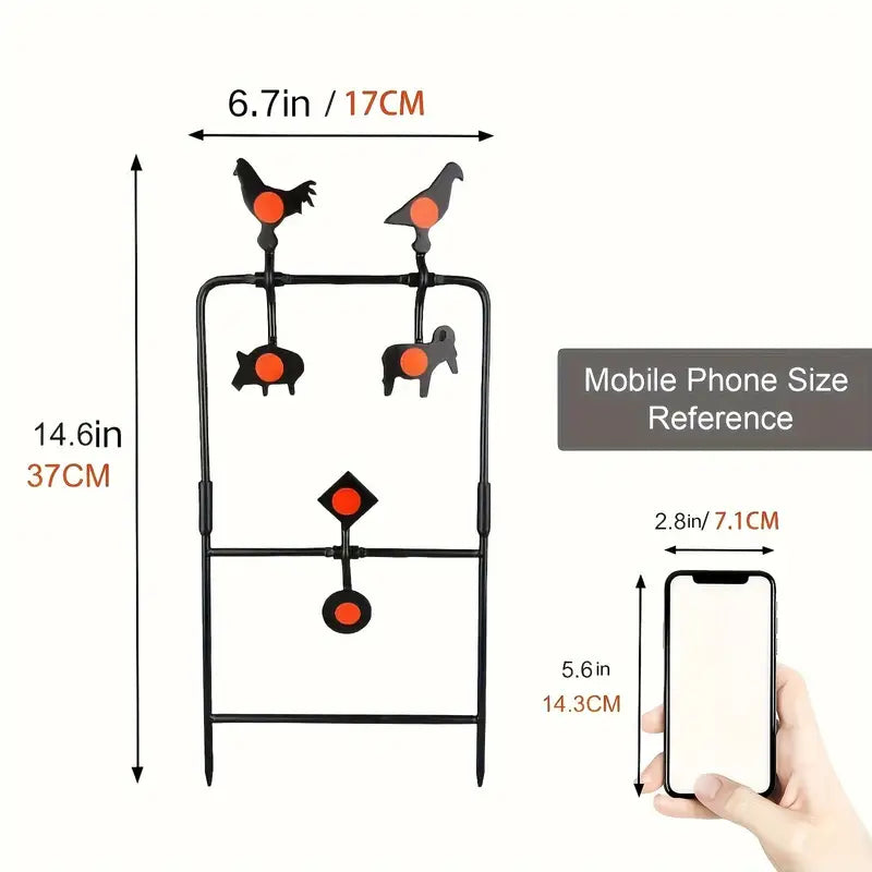 Spinner 2 Target For Airgun .177/ AirSoft/ BBS/ Slingshot Shooting