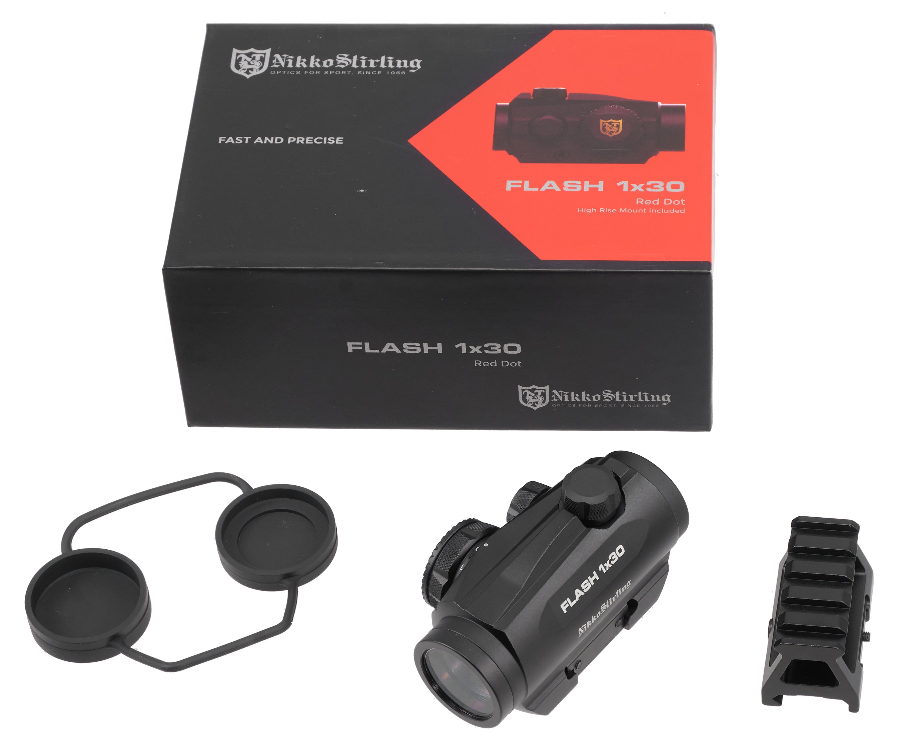 Nikko Stirling Flash Series Compact Red Dot Sight - NRD30H