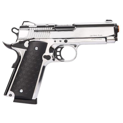 Kuzey 911SX blank/signal 9mm PAK - chrome with chrome trim and black grip