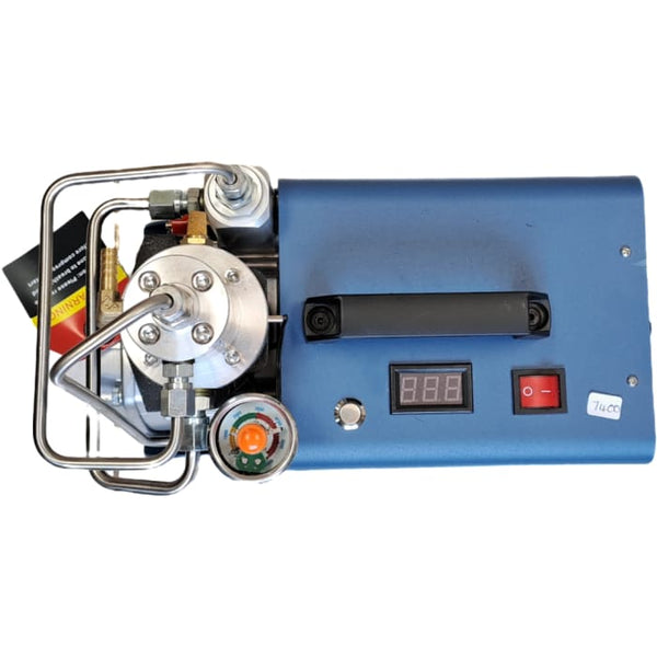 Mini High Pressure Titanium Compressor | 220V | 0-300BAR | Includes Water Pump, Requires External Cooling (Water Reservoir)