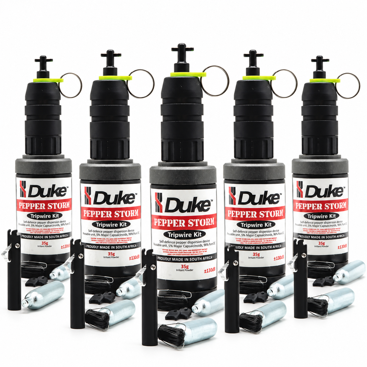 Duke Defence Pepper Storm Tripwire Kit (Pack of 5)