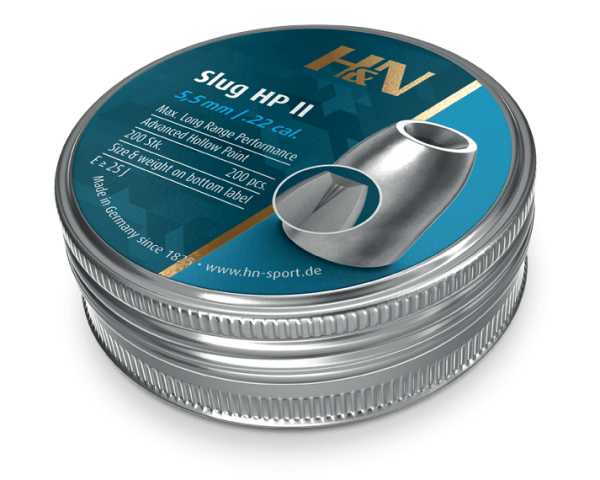 H&N Pellets Slug HP .218 27GR 5.5 (200)