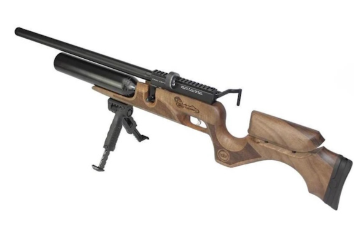 Kral Big Horn Walnut With Aluminum Air Cylinder .22 CAL Case Included