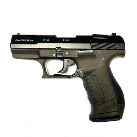 Baredda Z88 9mm Blank Gun (Khaki/Black) | Pepper Gun