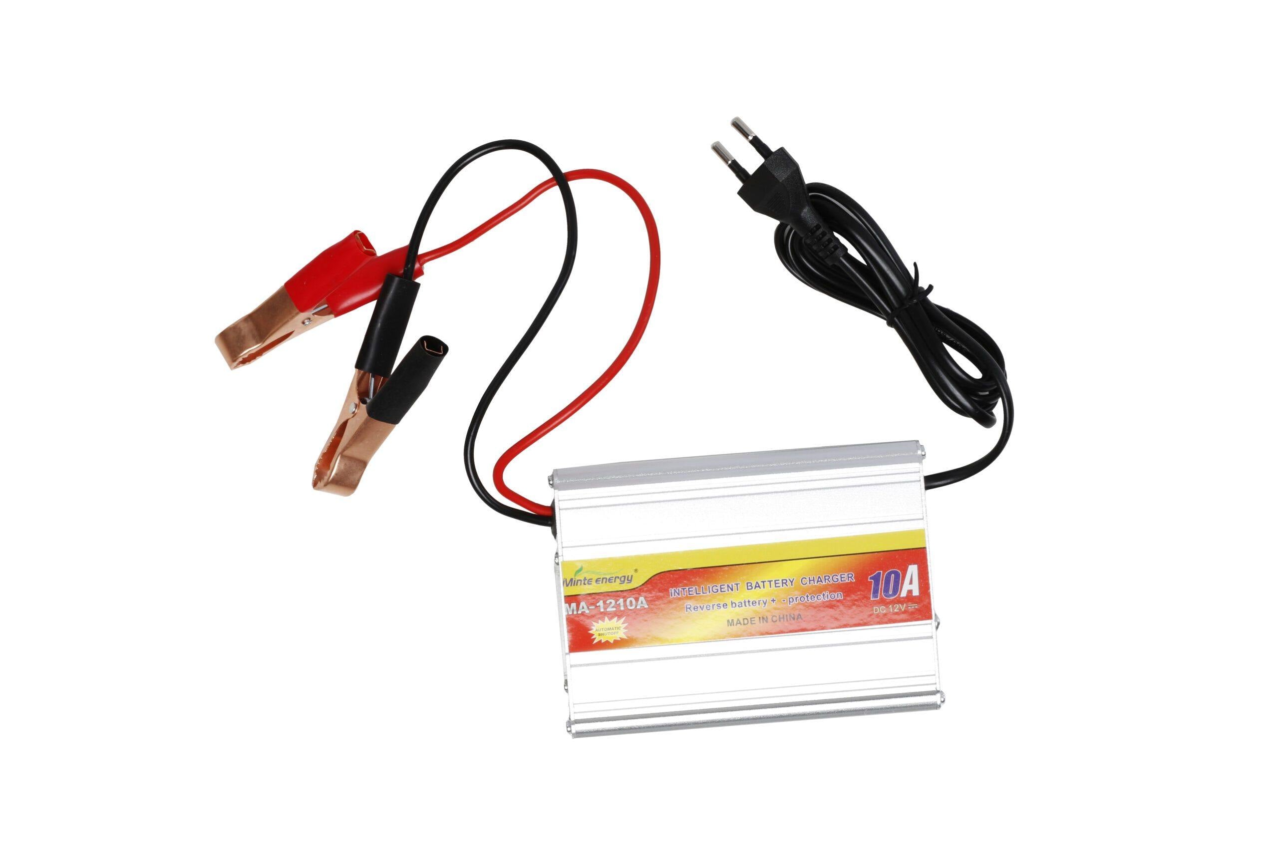 Universal 12V Battery Charger 10A | Charges 50AH- 120AH Battery (MA-1210A) - Security and More