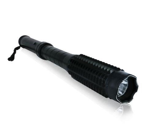 1109 STUN GUN | ALUMINIUM ALLOY RECHARGEABLE STUN GUN WITH TORCH | 1300000V - Security and More