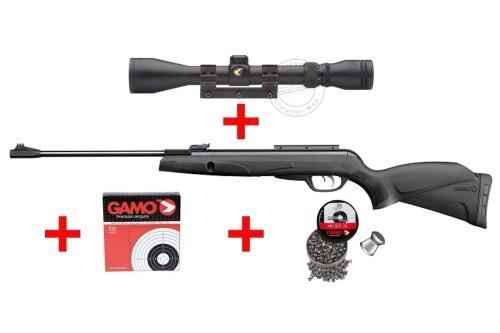 Gamo Black Knight Pack 4.5mm Air Rifle - Full Set In Case