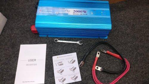2000w Devel Inverter | 12v Dc To 220v | Ac Inverter -pure Sine Wave (4000w Peak) - Security and More