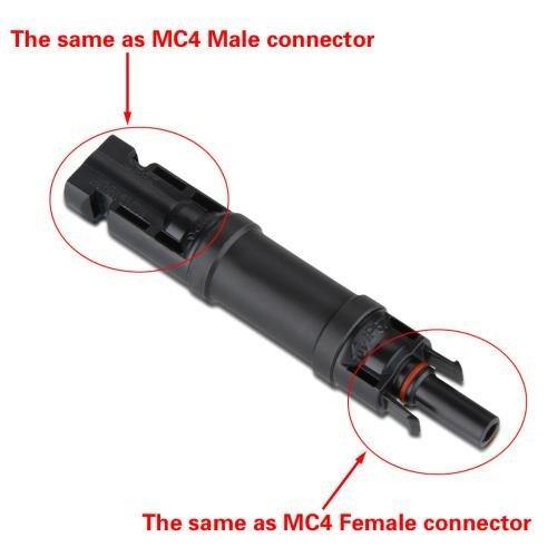 30A In-line MC4 PV Solar Fuse | Fuse Holder Cable Connector 30Amp 1000V DC - Security and More