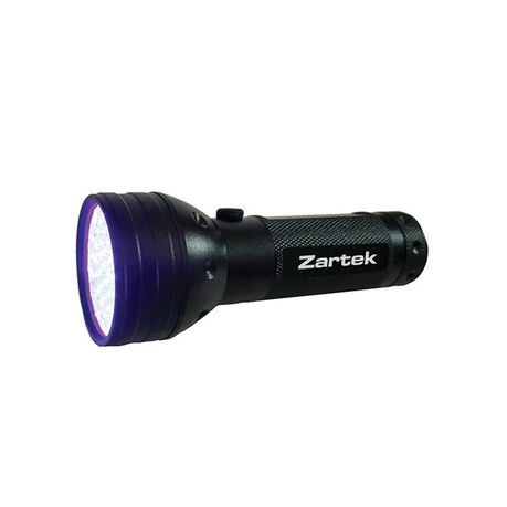 Zartek UV Flashlight, Scorpion Detection, 51 LED , Aluminium 3 AA batteries incl