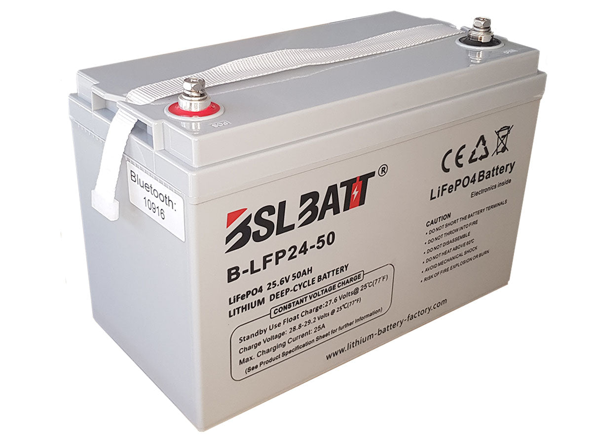 BSL Battery 25.6V - 50Ah Bluetooth (1.28kWh)