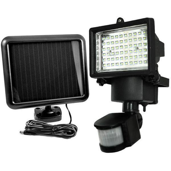 60 LED PIR Motion Sensor Solar Power Security Floodlight - Security and More