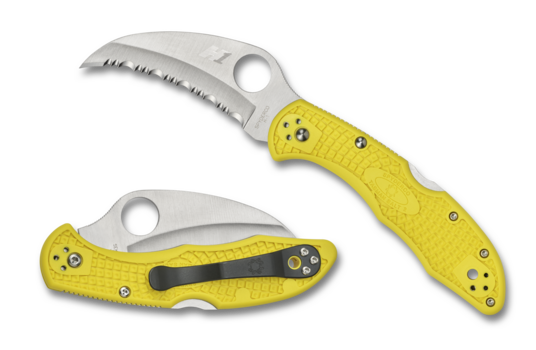 Spyderco Tasman Salt 2 FRN Yellow C106SYL2