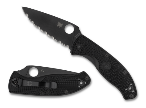 Spyderco Tenacious Lightweight Black Blade FRN C122PBBK