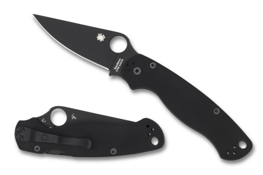 Spyderco Para Military 2 G-10 Black/Black Blade Plain C81GPBK2