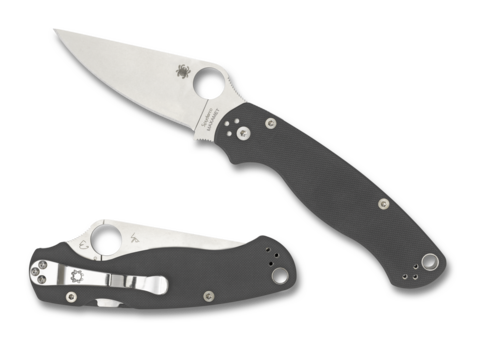 Spyderco Para Military 2 G-10 Dark Gray Maxamet C81GPDGY2