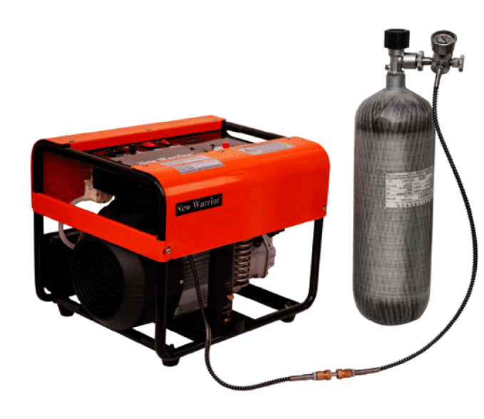 New Warrior Compressor - Externally Watercooled - Fills Scuba Tanks & PCP Rifles