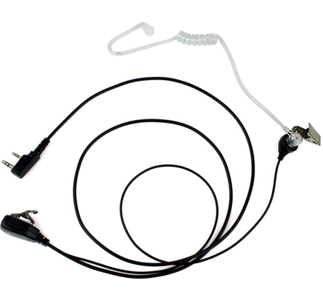 Microphone Air Tube Earpiece Headset for Baofeng UV5R - Security and More