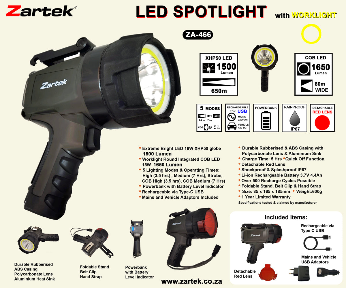 Zartek Dual Beam Spotlight - ZA-466