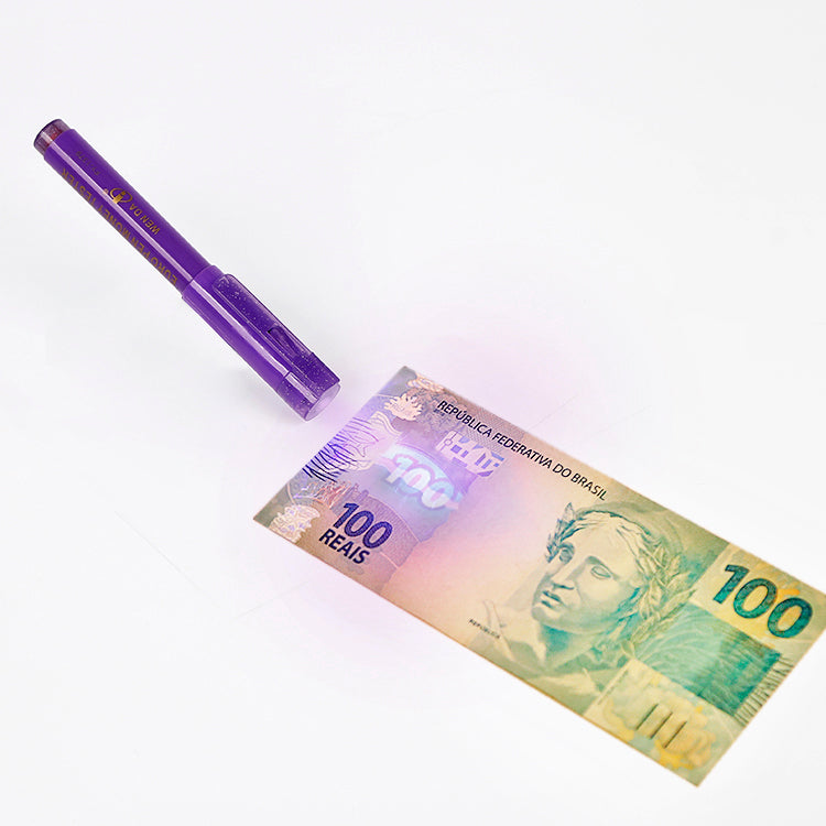 Banknote Money Tester Pen with UV Light- Prevent Accepting Fake Notes