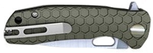 Honey Badger Large Folding Knife - Green