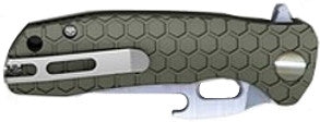 Honey Badger Medium Opener Folding Knife - Green