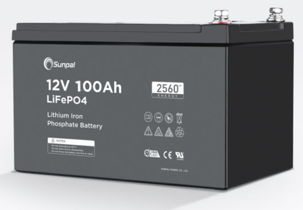 Sunpal LiFePO4 Battery 12V 100Ah