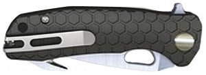 Honey Badger Hook Large Folding Knife - Black