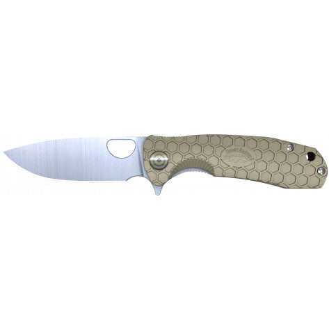Honey Badger Large Folding Knife - Tan
