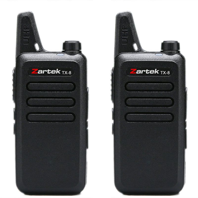Zartek TX-8 Twin Pack two-way radios, UHF handheld transceiver