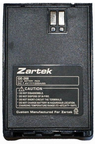 Zartek ZA-705 Spare Li-ion battery pack 7.4V 1200mAH