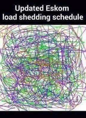 The electricity problem in South Africa...
