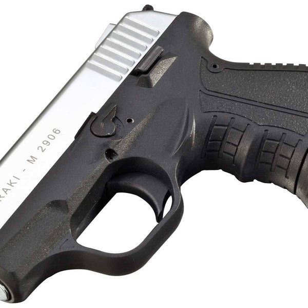 Zoraki m2906 - 9mm pepper/teargas/blanks pistol, shiny chrome