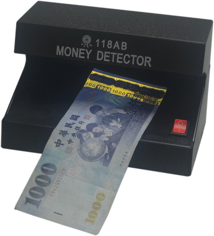 AD-118AB Fake Money Cash Detector/Checker Testing Machine UV Blue Lamp