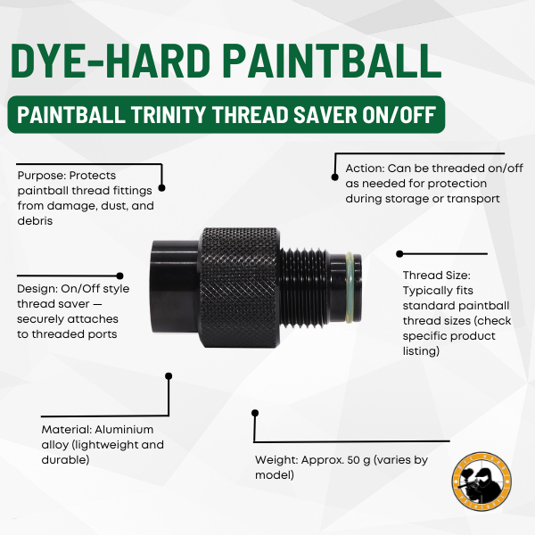 Trinity Paintball On/Off Thread Saver Aluminum