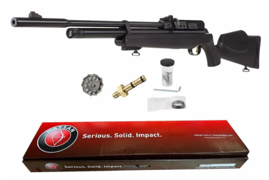 Hatsan AT44S LONG PCP Aire Rifle 6.35mm .25cal 9 shot