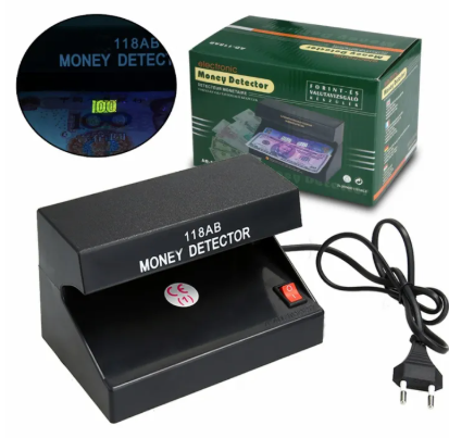 AD-118AB Fake Money Cash Detector/Checker Testing Machine UV Blue Lamp